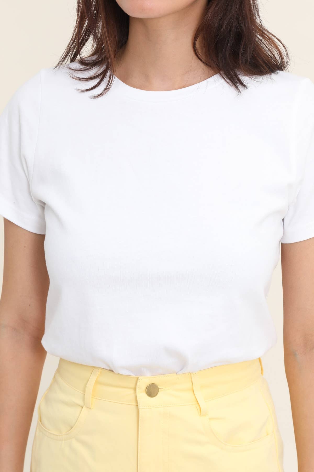 Basic white tee