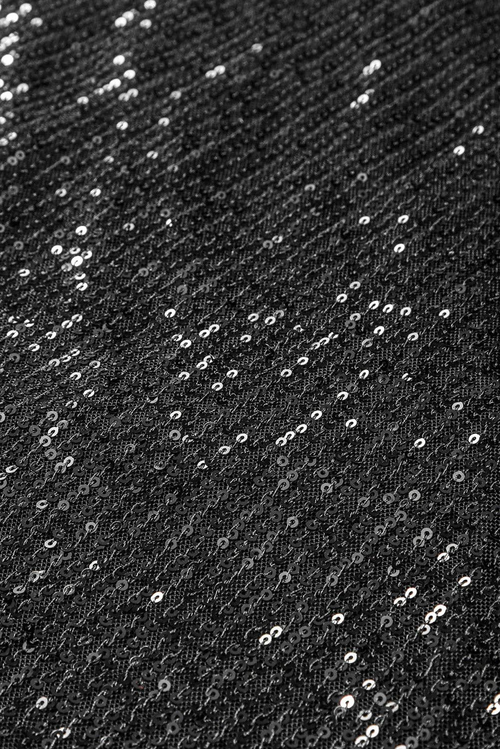 Pretty shiny - Tanktop met pailletten - zwart