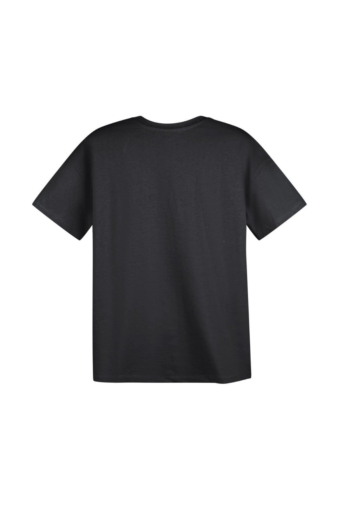 Shiny Smiley Tee - zwart