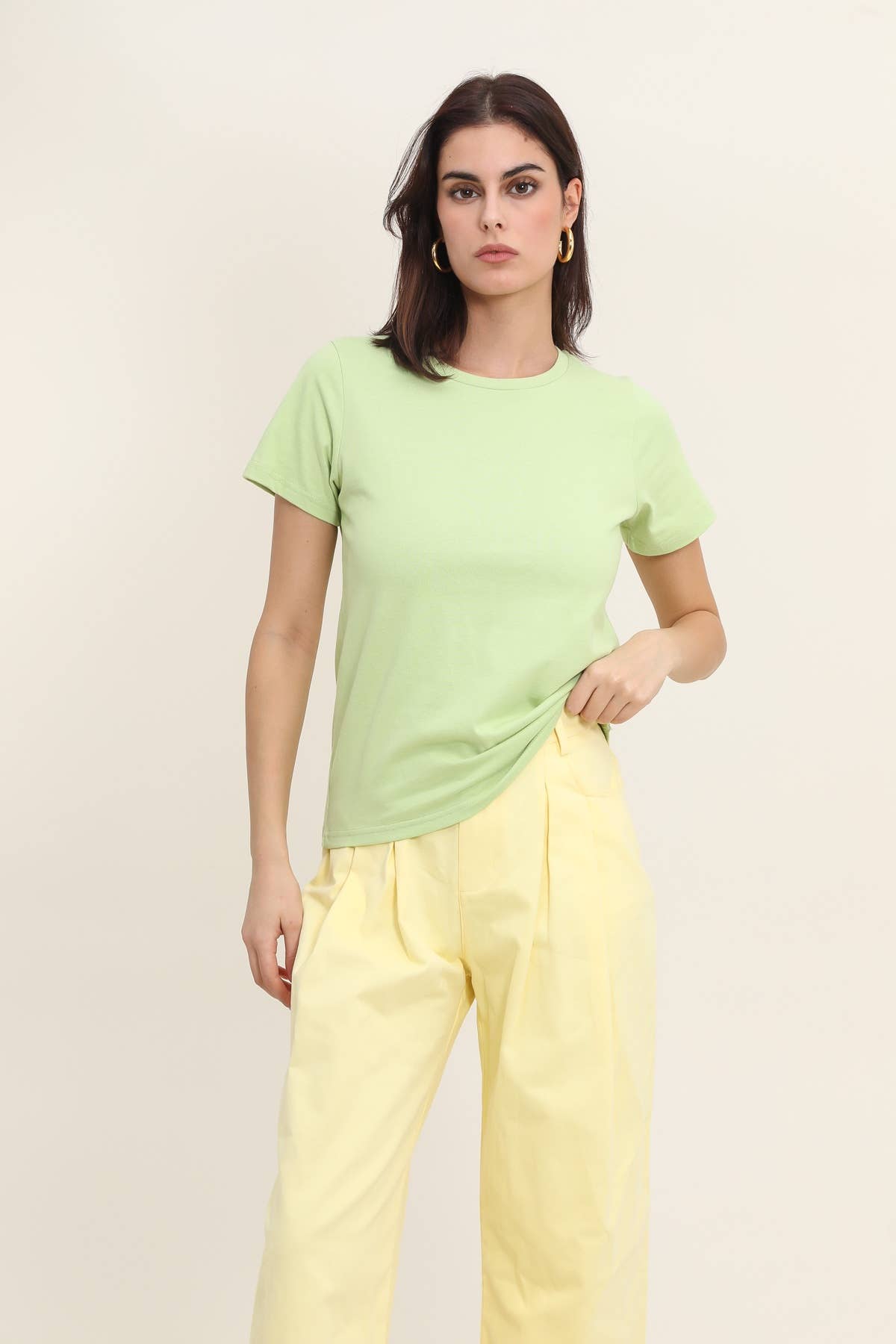 Basic white tee