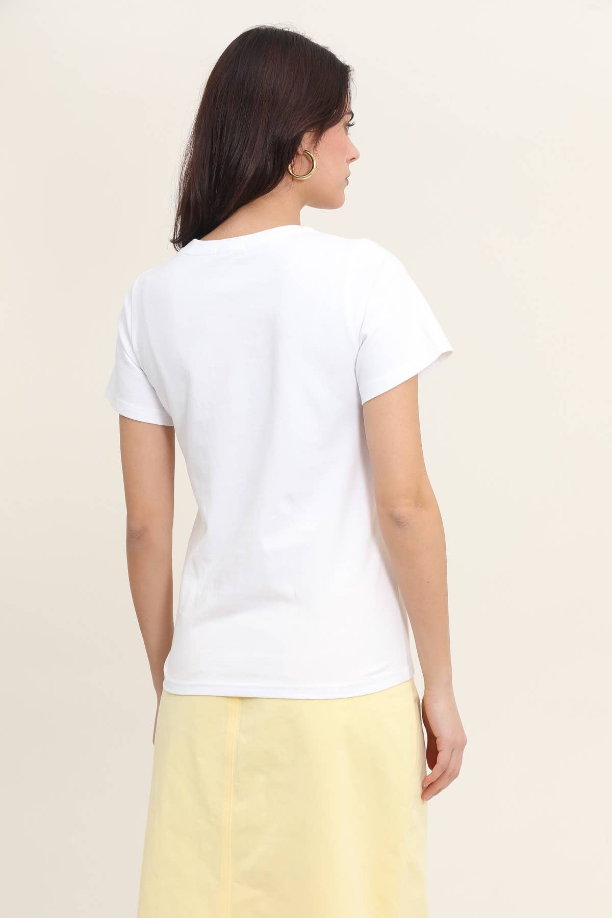 Basic white tee