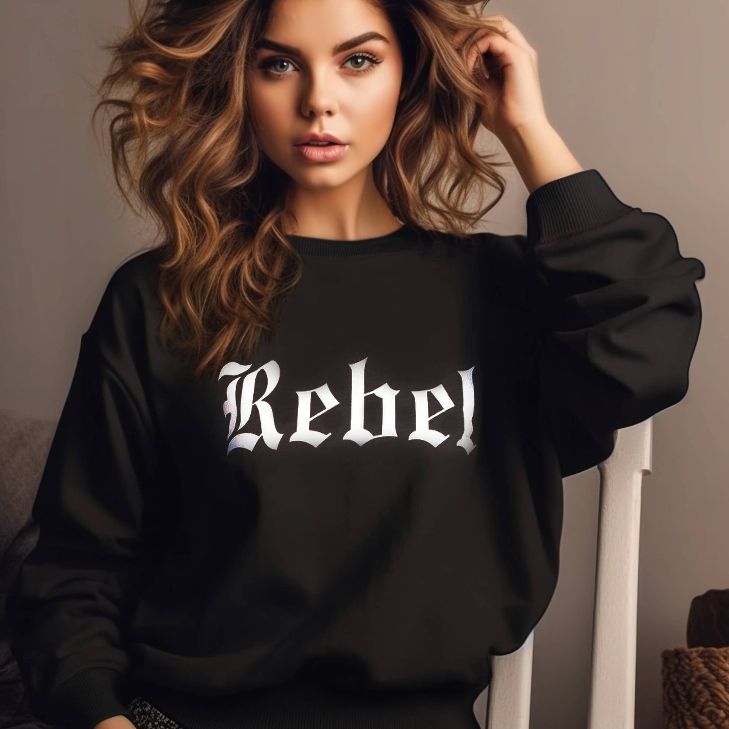 Rebel - zwarte sweater