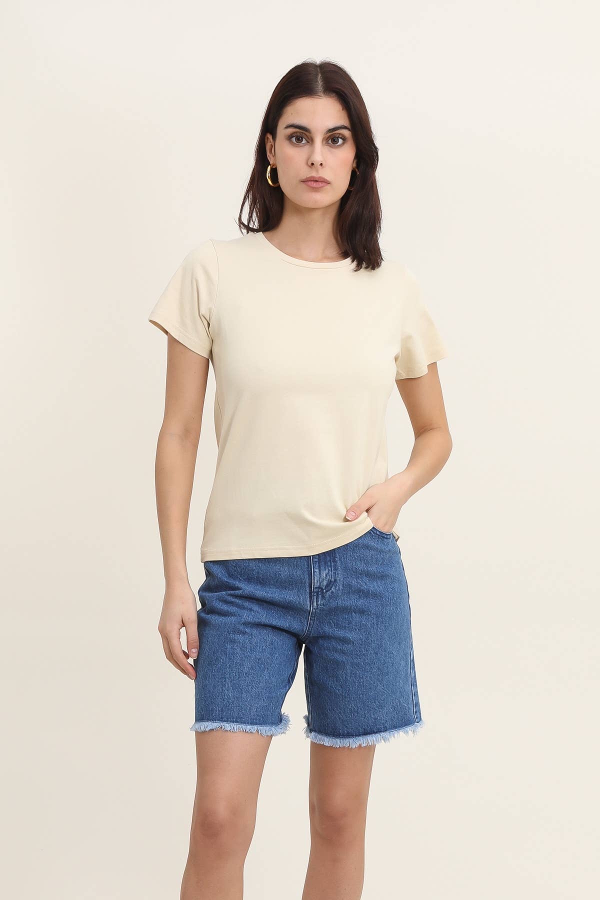 Basic white tee