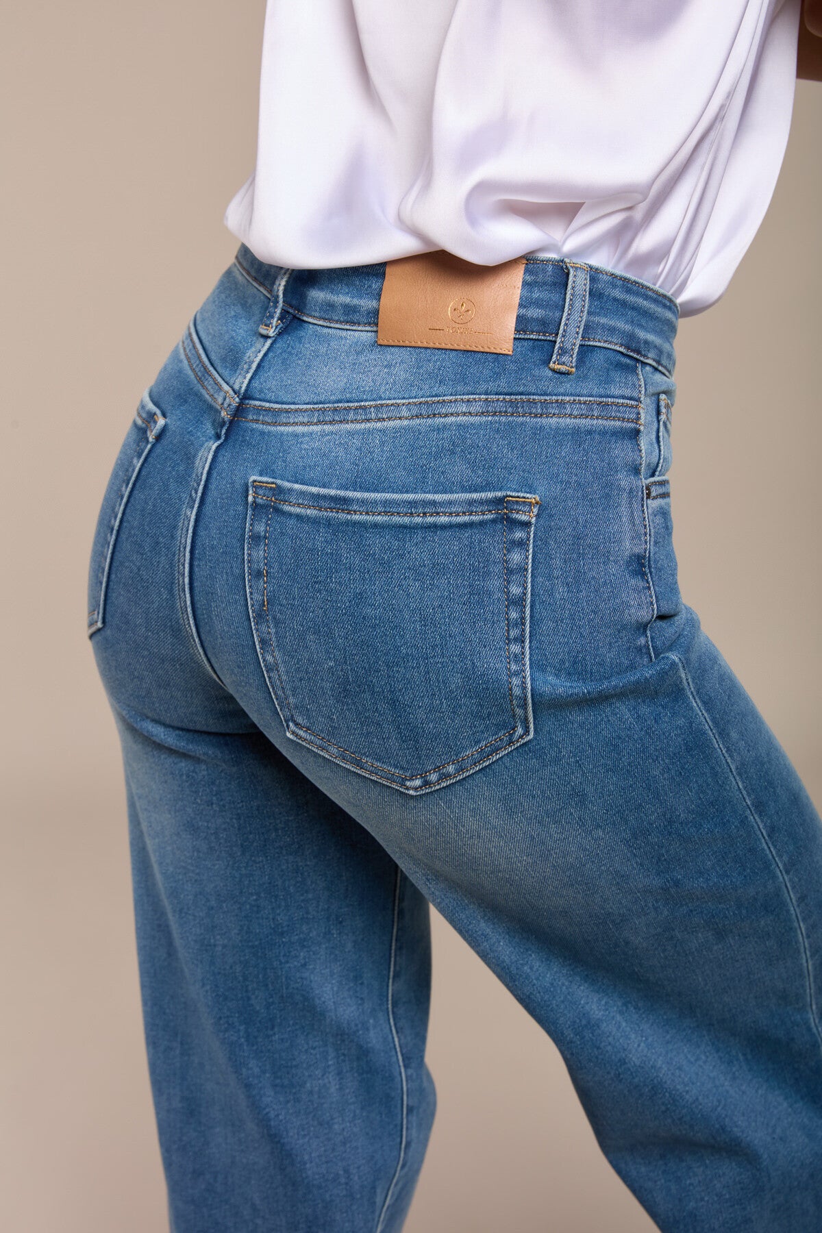 Wide blue - jeans