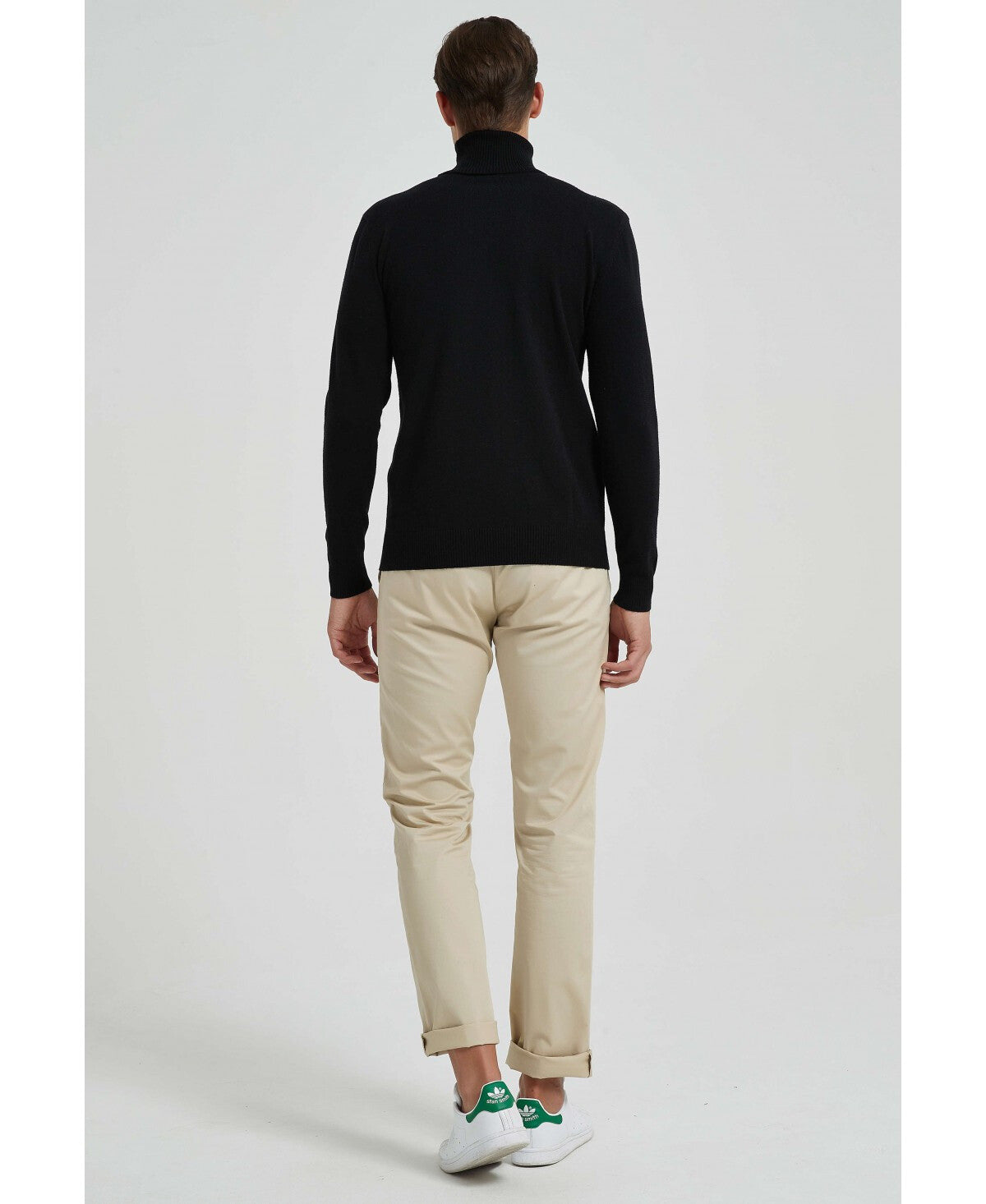 Turtle neck logo - zwart