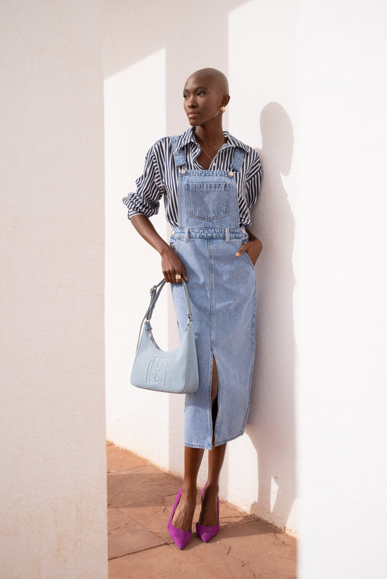Jeanne - salopette midi-jurk