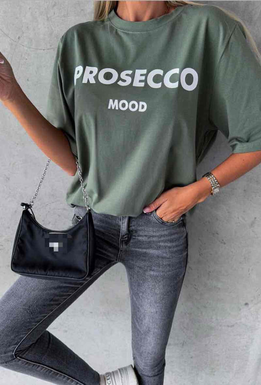 Prosecco Mood Kaki - T-shirt