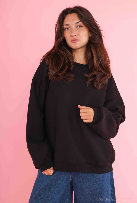 Garçonne black - oversized sweater