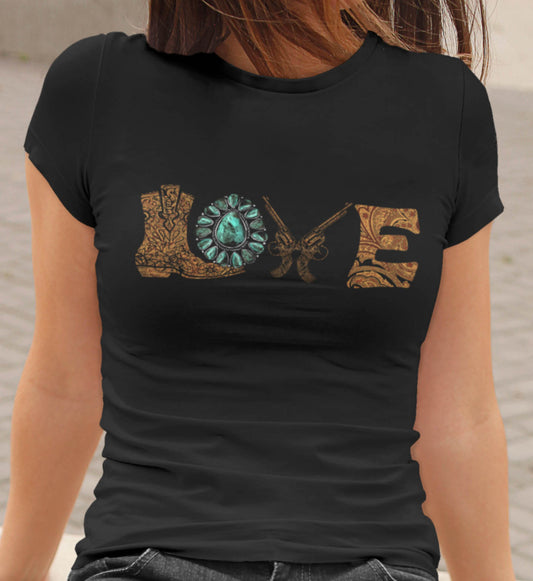 Love Black - T-shirt