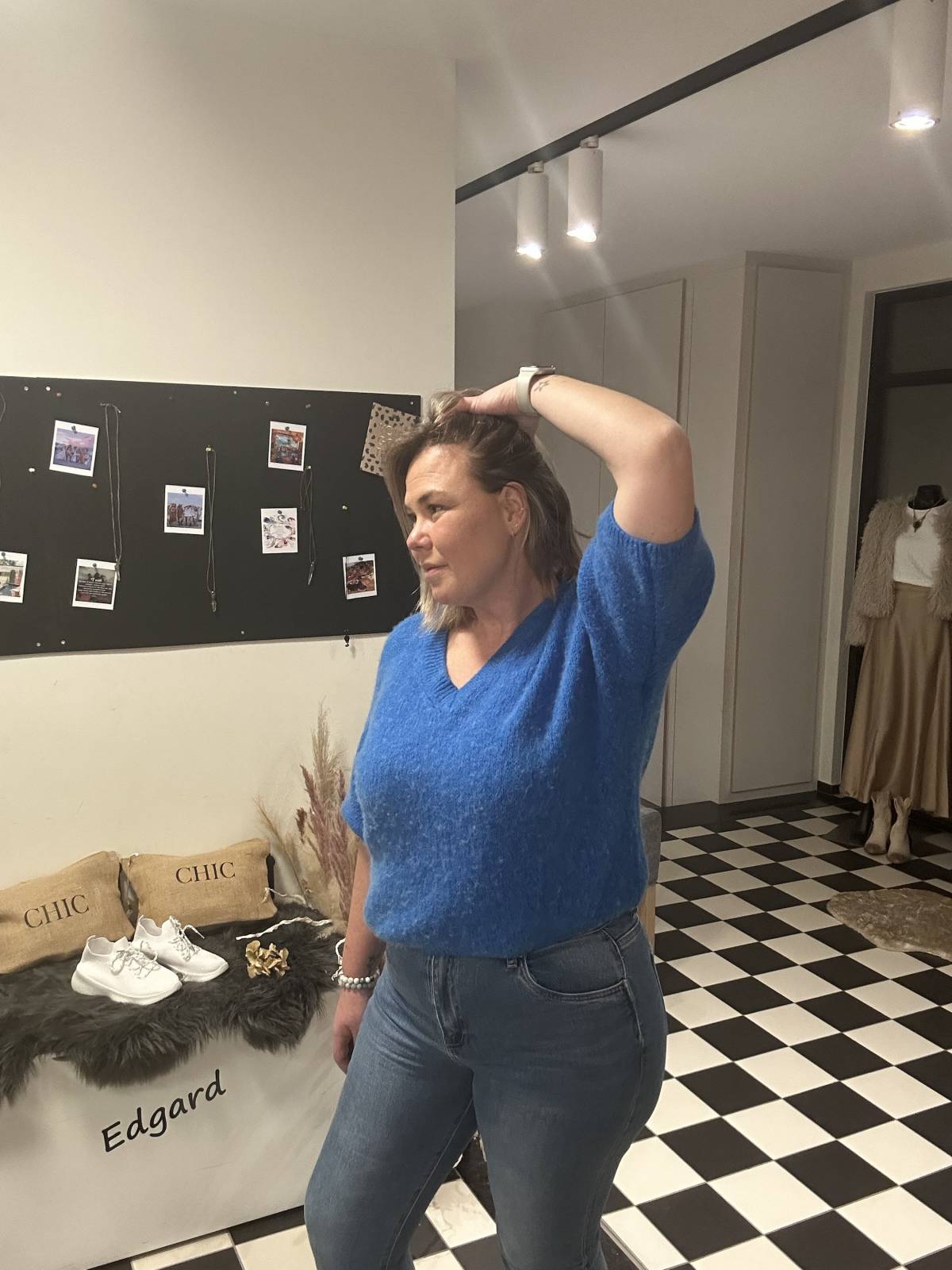 Alanis Hoogblauw - trui