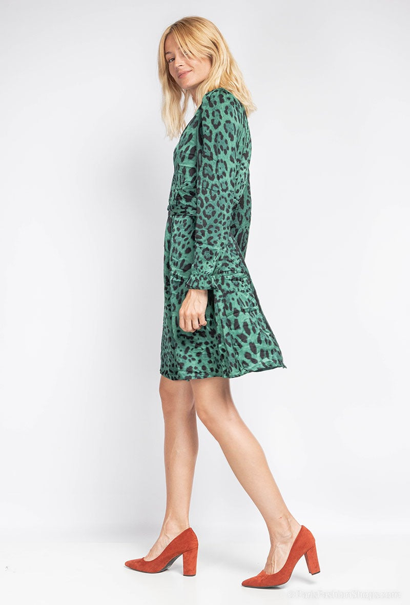 Emerald Wild – leopard Dress
