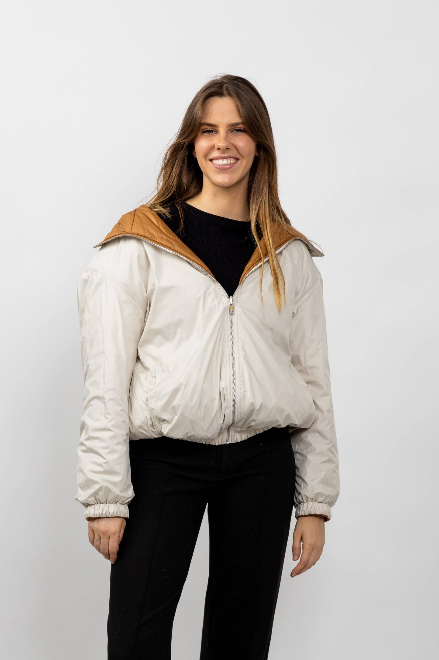 OMKEERBARE WATERDICHTE JAS MET CAPUCHON