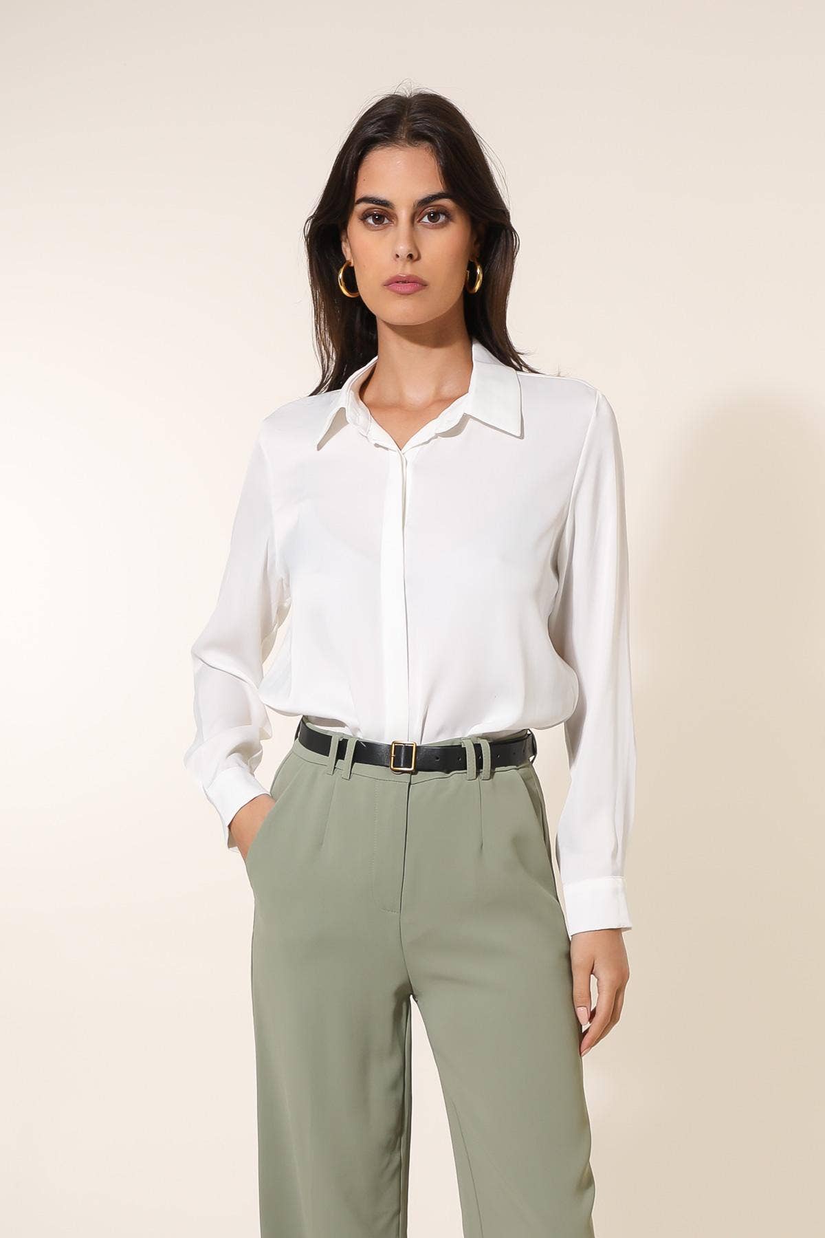 Satijnen overhemd CH316