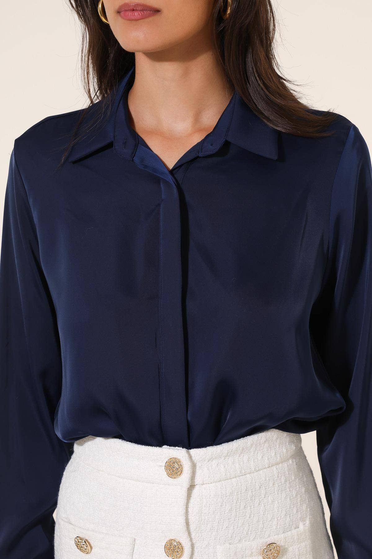 Satijnen overhemd CH316