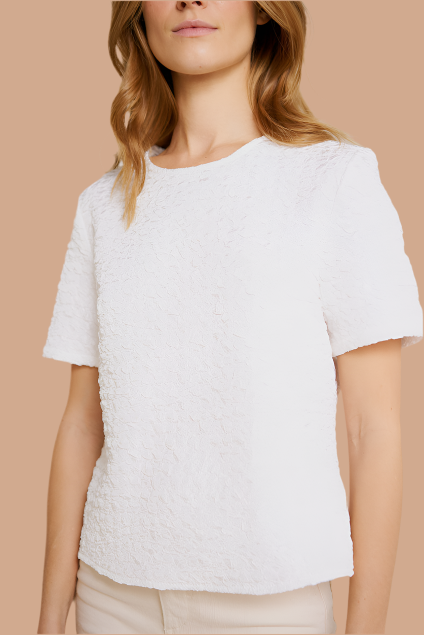 Cloud Texture – Tee White