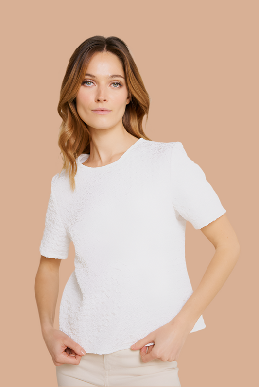 Cloud Texture – Tee White