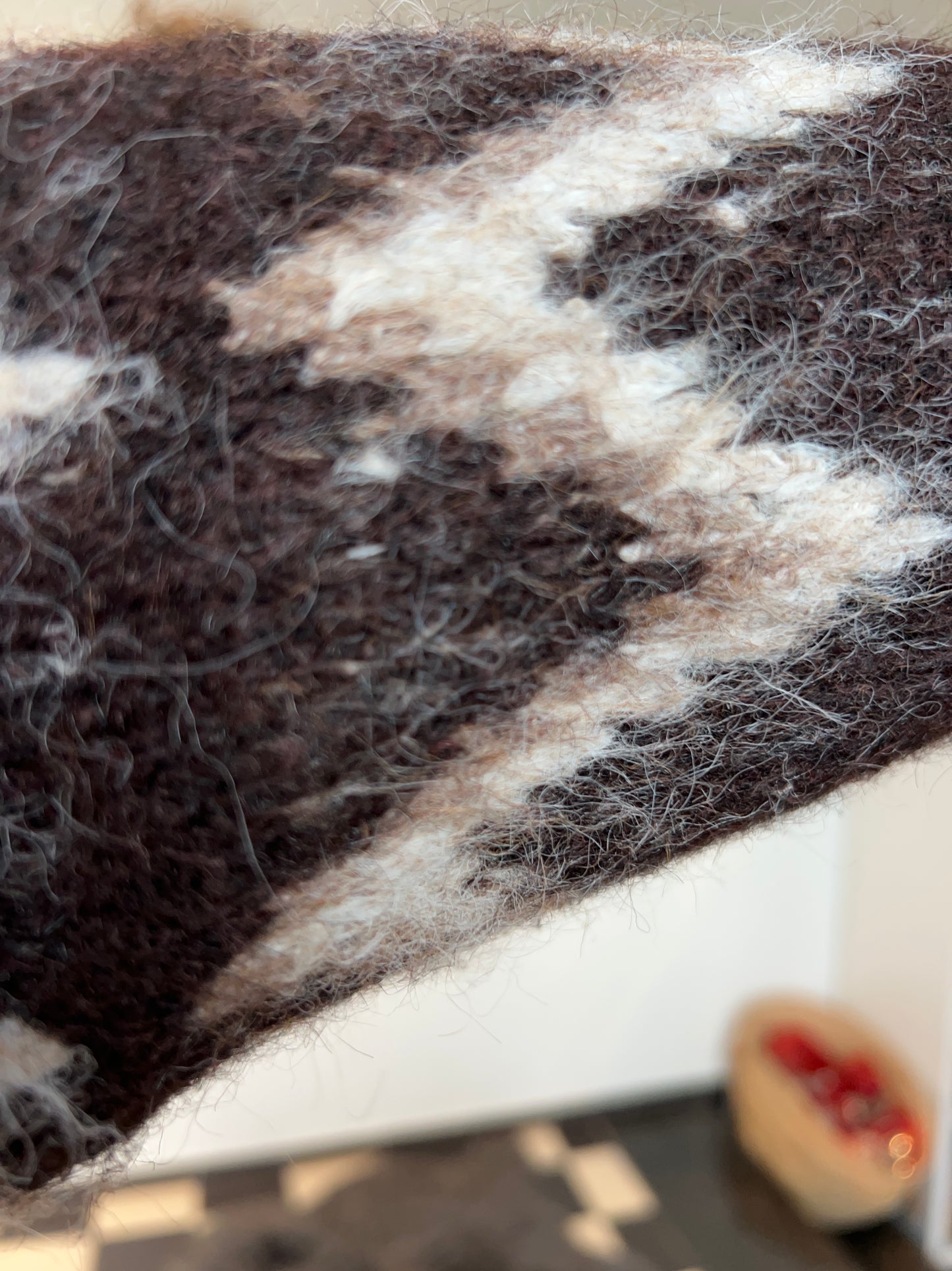 Fleur Fair Isle Knit detail - fair isle patroon 75% gerecycled