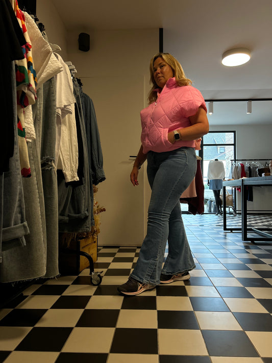 Candy Cat - reversible bodywarmer