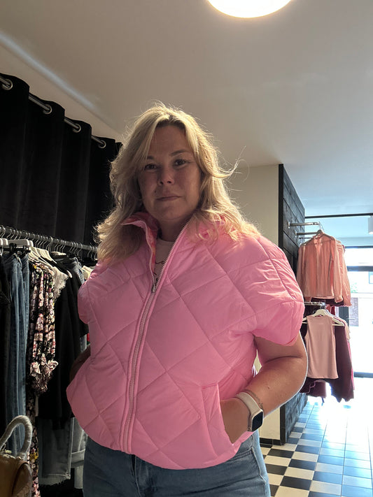 Candy Cat - reversible bodywarmer