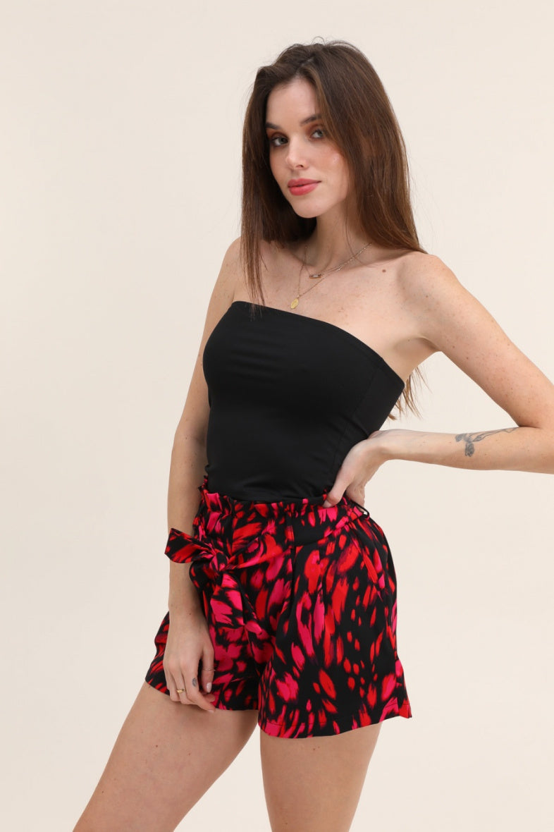 Brigitte bandeau top - zwart