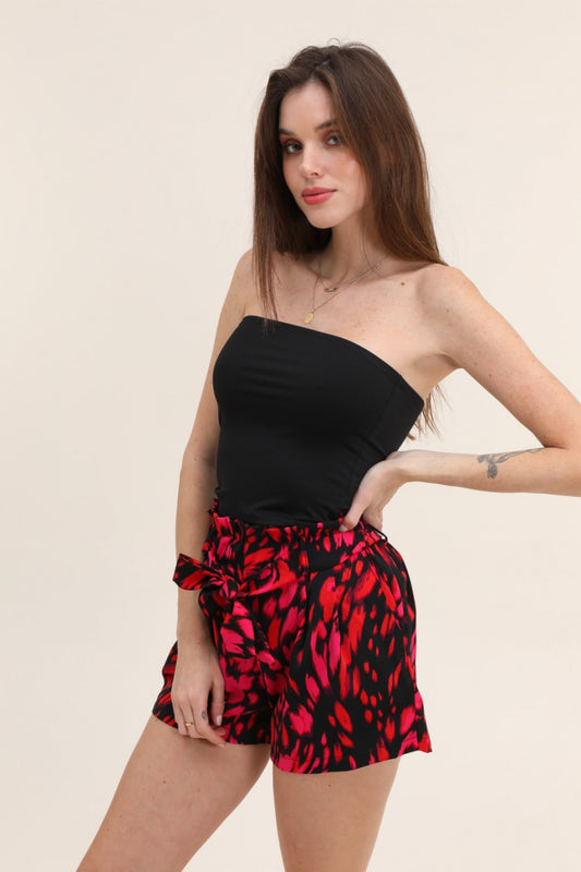 Brigitte bandeau top - zwart