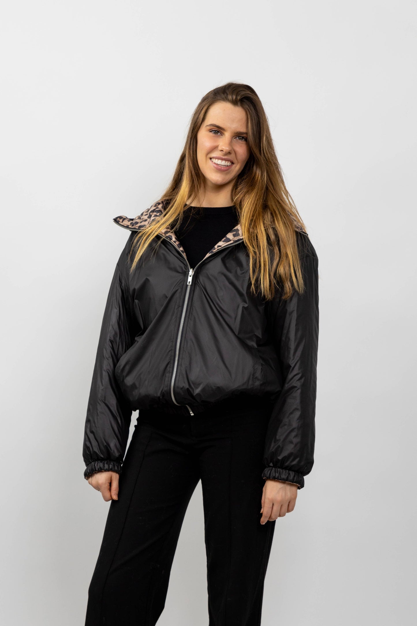 OMKEERBARE WATERDICHTE JAS MET CAPUCHON