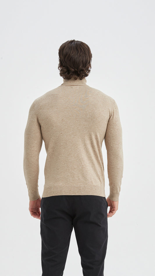 Basic turtle neck - beige
