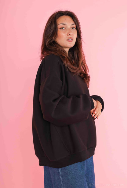 Garçonne black - oversized sweater