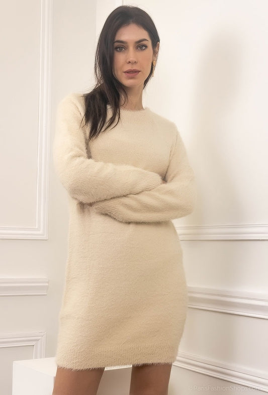 Oh so charmy beige - sweaterdress