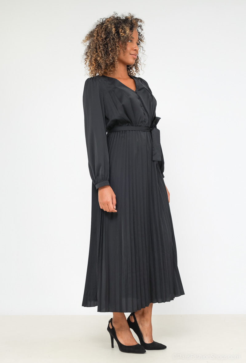 Prudence black - Maxi jurk