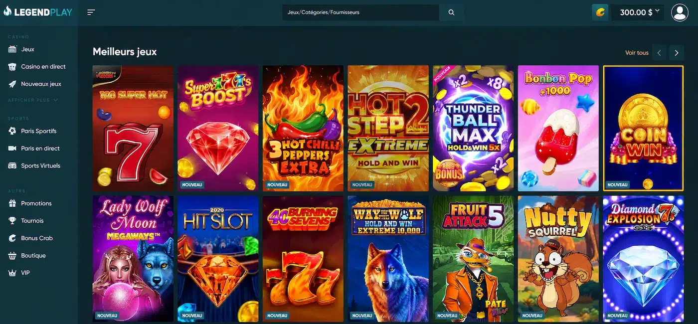 Legendplay online wedden